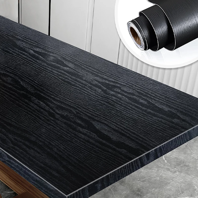 

Красные самоклеящиеся наклейки с текстурой древесины, настенные водонепроницаемые наклейки для спальни, декоративные обои из ПВХ для дома, мебели