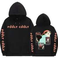 anime cartoon fooly cooly double sided printed hoodie flcl dead end v1 hoodies men women oversized fashion hip hop sweatshirt