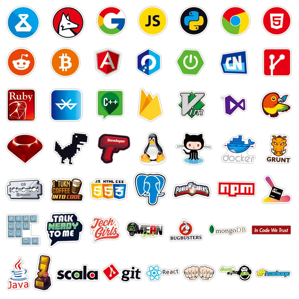 Наклейки программируемые для ноутбука холодильника телефона скейтборда