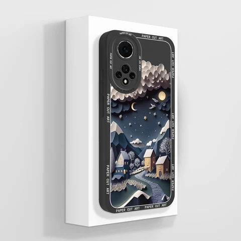 Чехол для телефона Honor 50 Lite, задняя крышка для Huawei Honor50 Lite 50 Lite, мягкий жидкий силиконовый защитный бампер для камеры