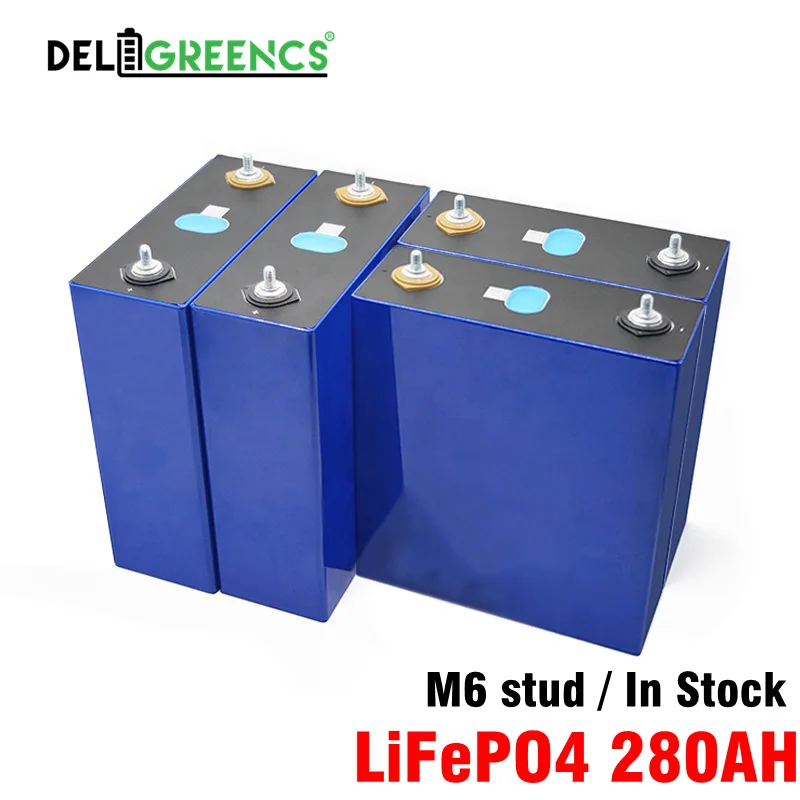 

280AH LiFePO4 batteries for Solar System 12V 24V 36V 48V 5KW 10KW Solar Cells Lithium Prismatic Phosphate LiPO Battery Pack