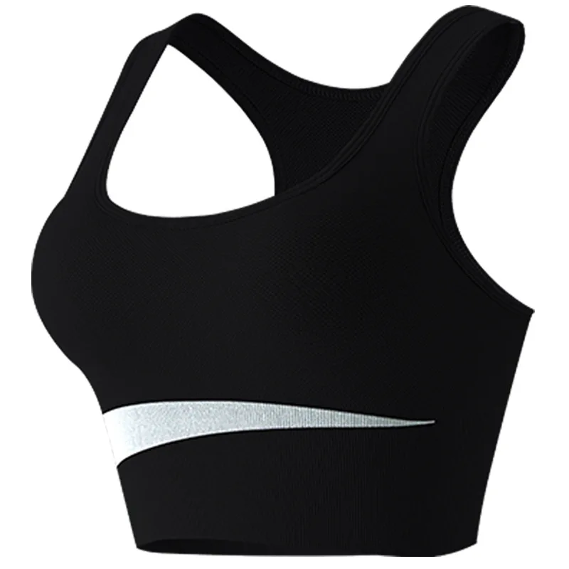 Large size beautiful back sports underwear women's no underwire shockproof vest gather fitness running Yoga speed dry sports bra