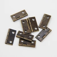 20pcs mini iron folding hinge 1815mm diy gift box jewelry box wooden box connector furniture hardware decorative fittings