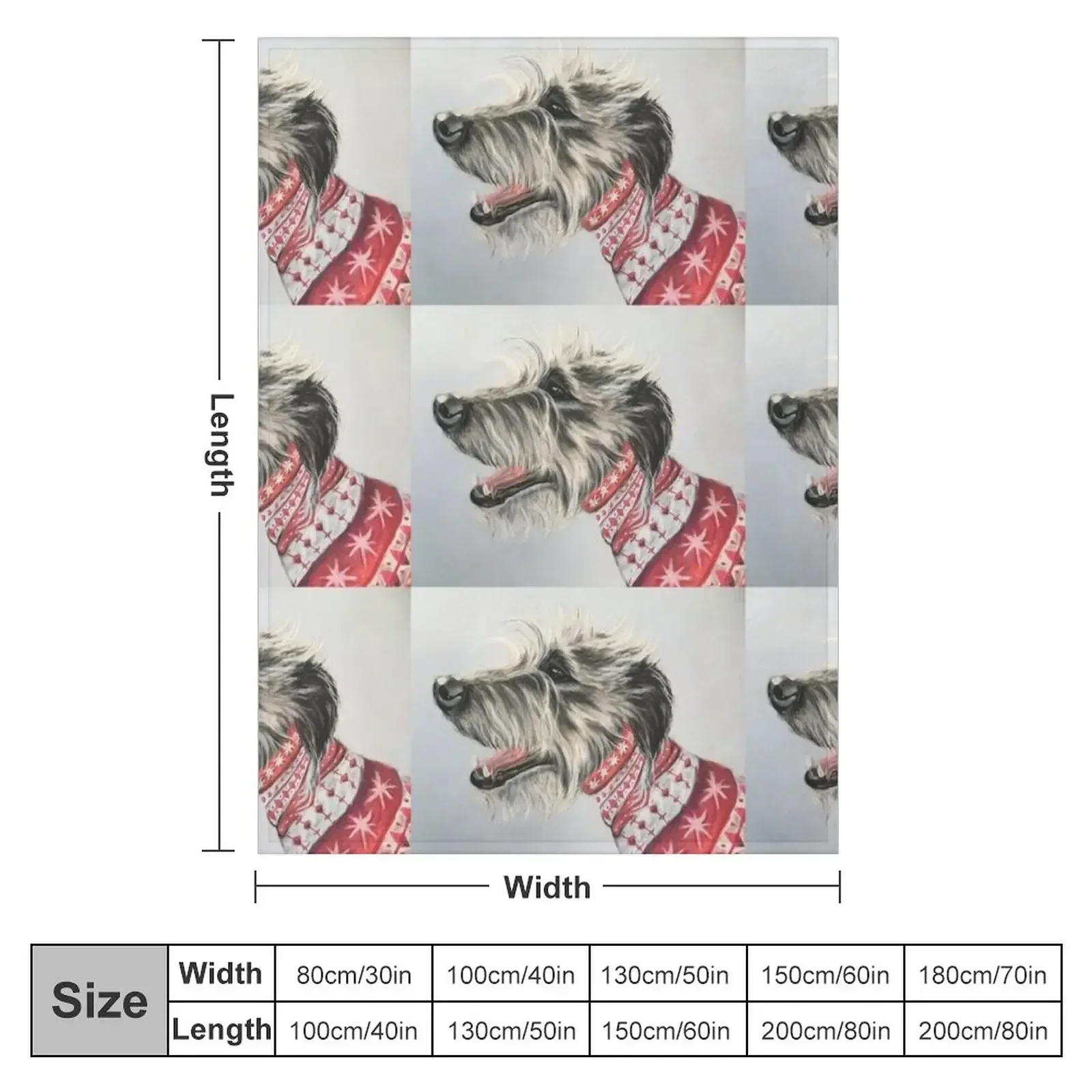 Скрапфи лучушник в рождественском джемпере одеяло для дивана кровати одеяла
