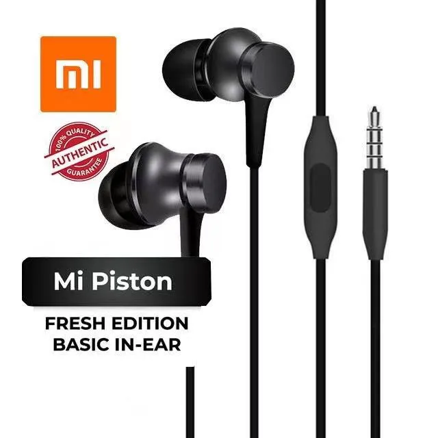 

Xiaomi Original Wired Headsets Headphones Earphones 3.5mm With Mic Wire Control In-Ear Earbuds for iPhone Samsung Huawei Xiaomi