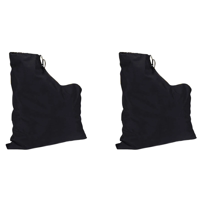 

2X Leaf Blower Bag Zippered Bottom Dump Leaf Blower Vacuum Bag Collect Leaf For Garden Lawn Fits Blowers Vacuums