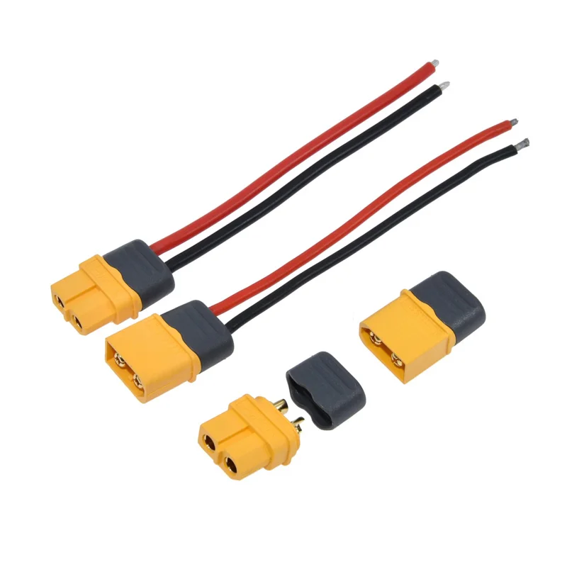 Модель самолета XT60H-F/M Мужская и женская с оболочкой разъем для литиевой батареи