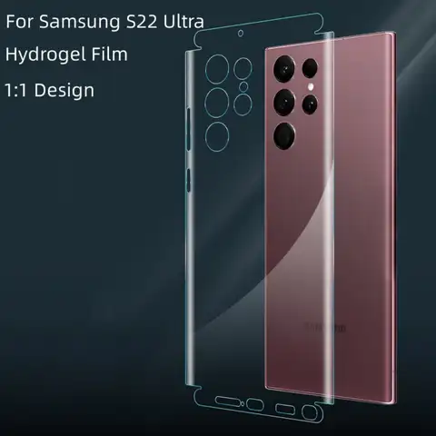 Гидрогелевая пленка для Samsung Galaxy S22 Ultra Note 20 Ultra 10 Plus, Защитная пленка для экрана Galaxy S22Ultra, без стекла
