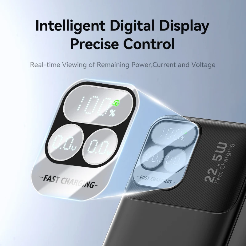 Фото KUULAA 20000 мАч Power Bank Портативный внешний аккумулятор 22,5 Вт Портативное зарядное устройство с быстрой зарядкой для iPhone xiaomi redmi poco Powerbank №4
