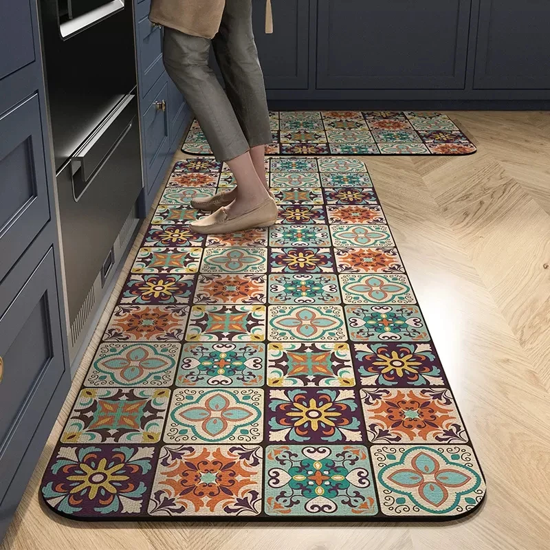 

Non-slip Kitchen Carpets for Living Room Long Area Rug Kitchen Floor Mat Carpets Entrance Door Mat Home Decor Alfombra Tapis Sel