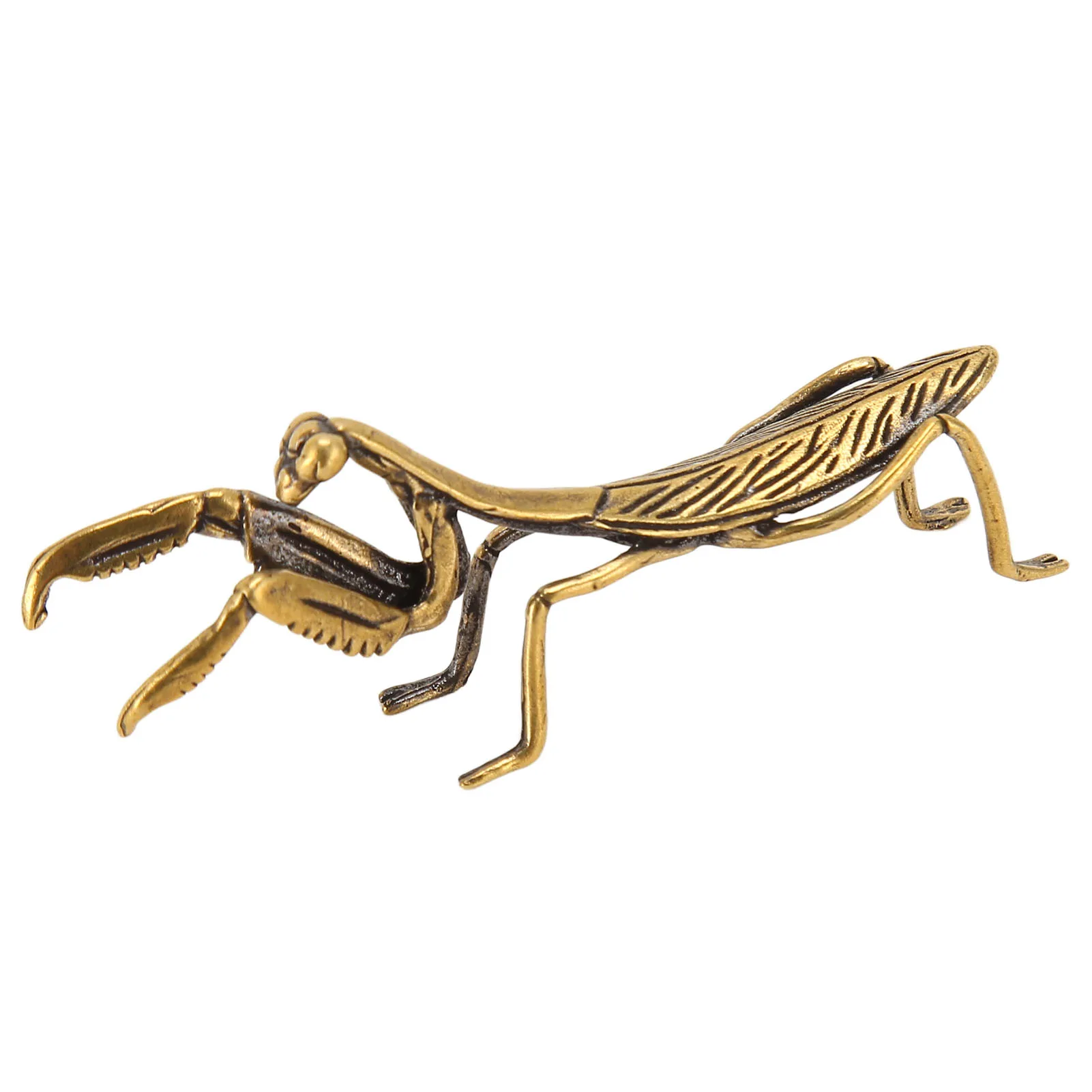 Медный орнамент для молитвы античная миниатюрная резная Статуэтка мантиса