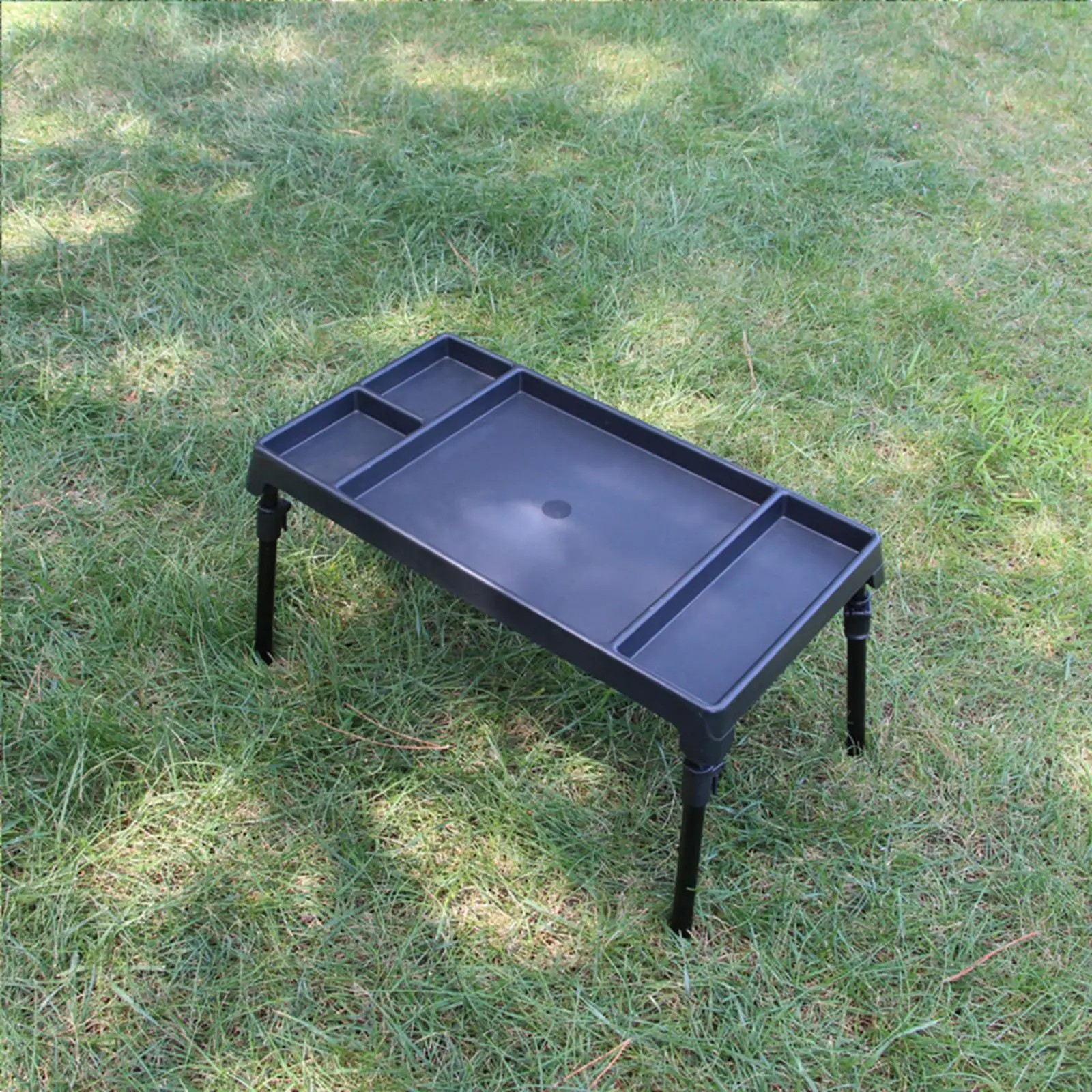 

Fishing Bait Table Tackle Aluminum Alloy Camping Table for Fishing Party Backyard