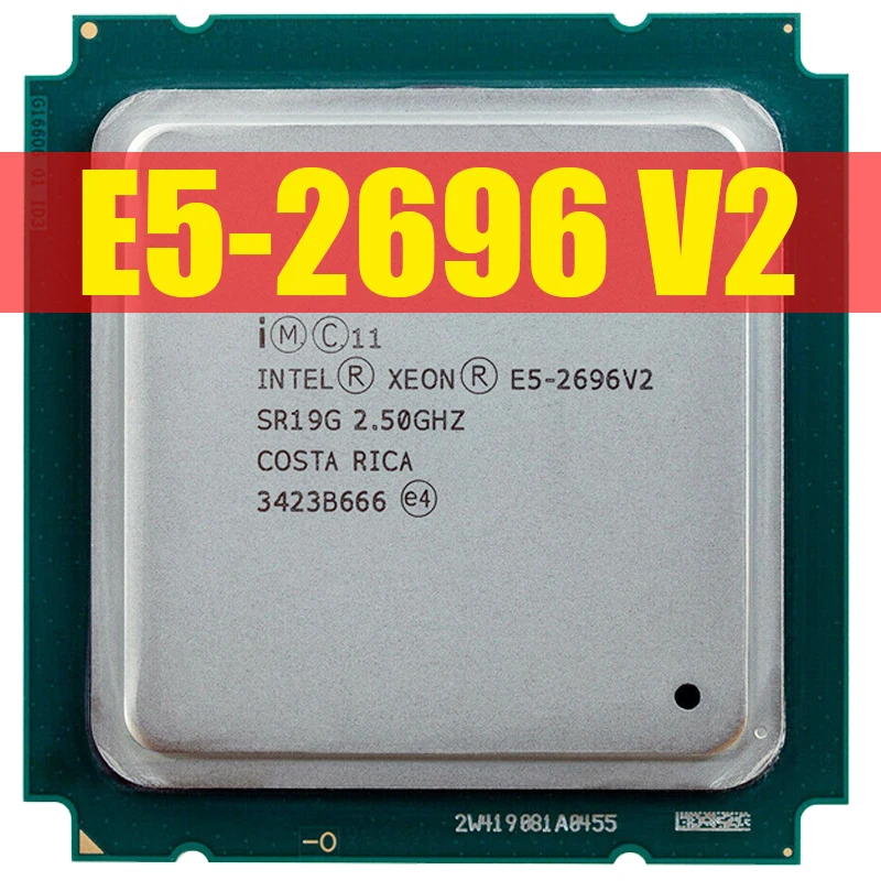 Процессор Xeon E5 2696 V2 2 5 ГГц 30 МБ 12 ядер 24 потока LGA 2011 процессор 2696V2 X79 DDR3 D3