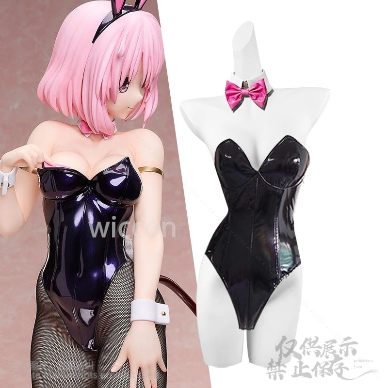 Аниме To Love Darkness Косплей Костюм Momo Belia Deviluke Сексуальный комбинезон с кроликом