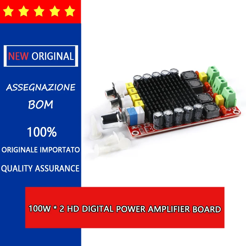 

XH-M510 2 * 100W dual channel audio amplifier module high-power TDA7498 digital power amplifier board