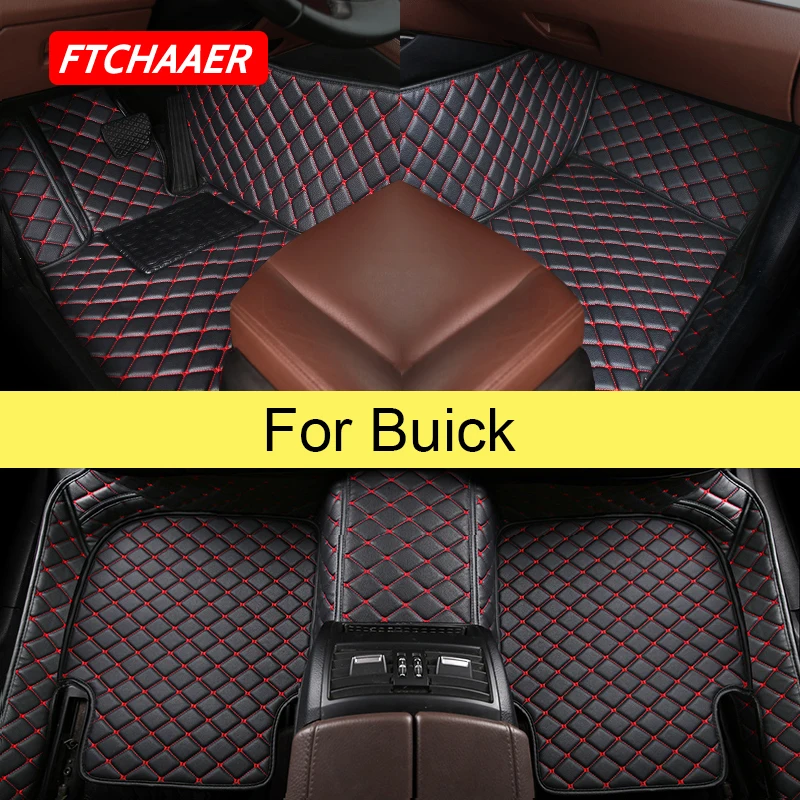 

FTCHAAER Car Floor Mats For Buick LaCrosse Encore Enclave ENVISION Regal EXCELLE Terraza Verano Foot Coche Accessories Carpets