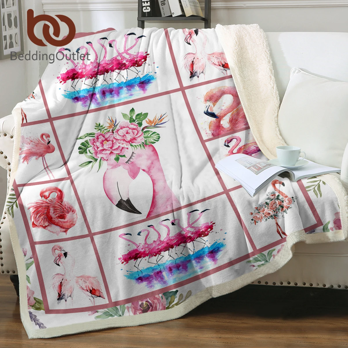 

Постельное белье на выход Прекрасные животные розовый красота Тропик Фламинго Флисовое одеяло красочный цветок самолет путешествия диван украшение постельные принадлежности
