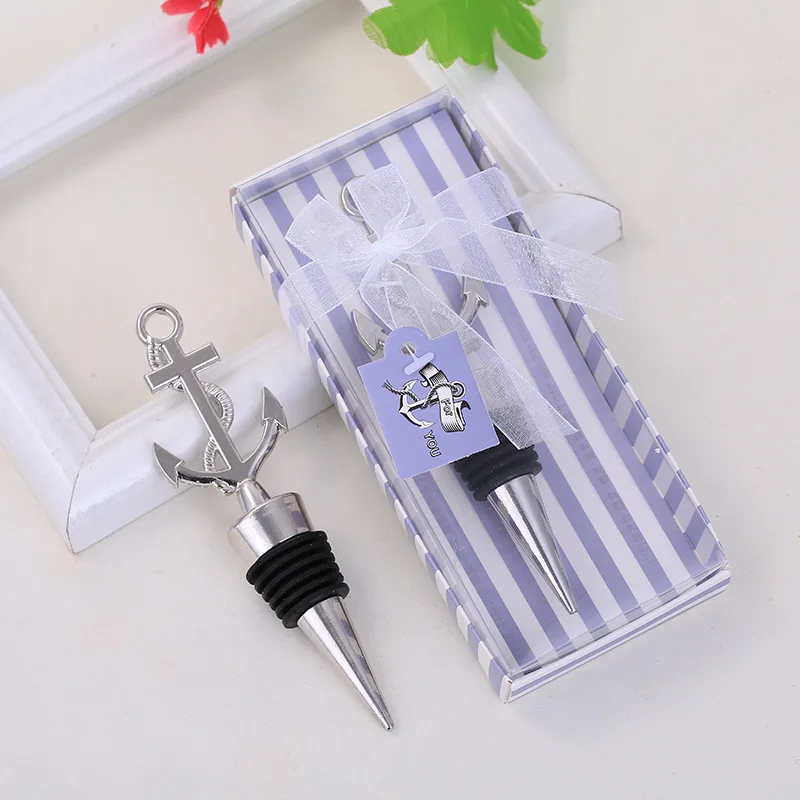 

20pcs Nautical themed wine bottle stopper Wedding Favor Gift Birthday Party Business meeting Souvenir Giveaways Regalo