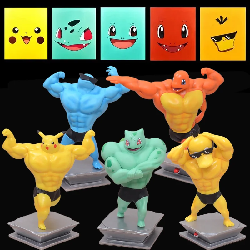 

Anime Pokemon Pet Small Muscle Jewelry Cotton Pikachu Little Fire Dragon Jenny Turtle Wonderful Frog Seed Deluxe Edition Doll