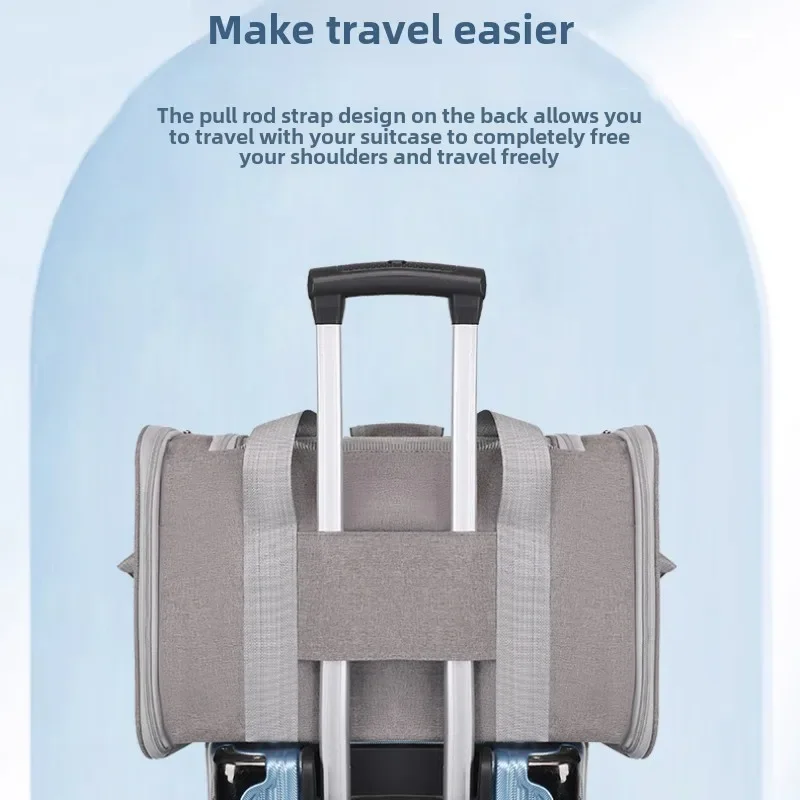 Сумка для кошек портативная сумка через плечо переноска большая вместимость