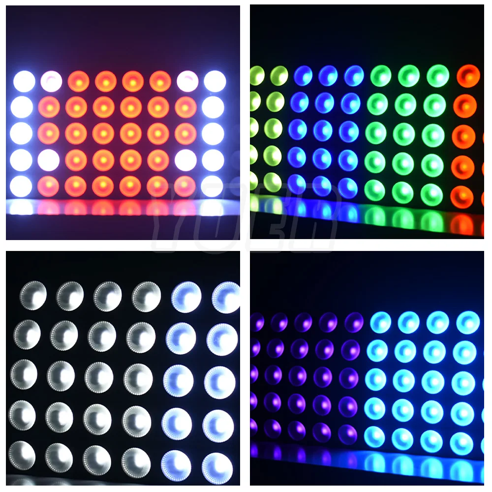 Светодиодный 10x12W RGBW 4 в 1 матричная панель с эффектом поворота, лошадиный гоночный бар, DJ-диско, фотосессия, Рождество DMX512, сценическое освещение, лампа (art.: 3920c445cec7c) - 3920c445cec7c