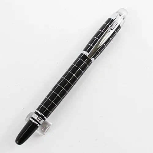 

Fashion Elegant Baoer Black With Silver Cross-line Pen High Quality 79 Fountain Pen Signature Writing Pen Office Stationary