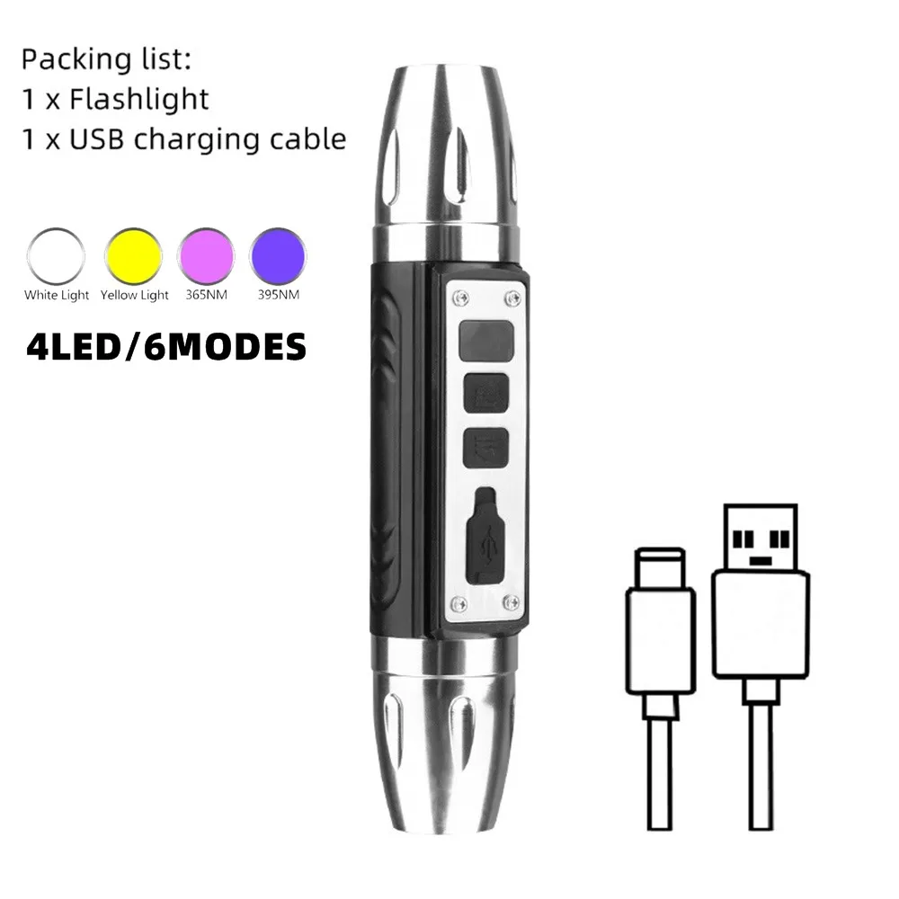 

AloneFire SV106 Ультрафиолетовый фонарик 6 режимов