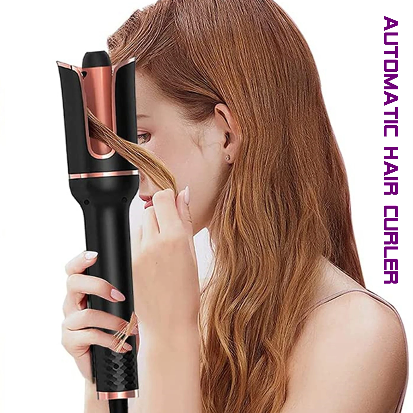 

Automatic Hair Curler Multifunctional Spiral Ceramic Rotating Curling Iron Straightener Smart Hair Curl Straight Curling Splint