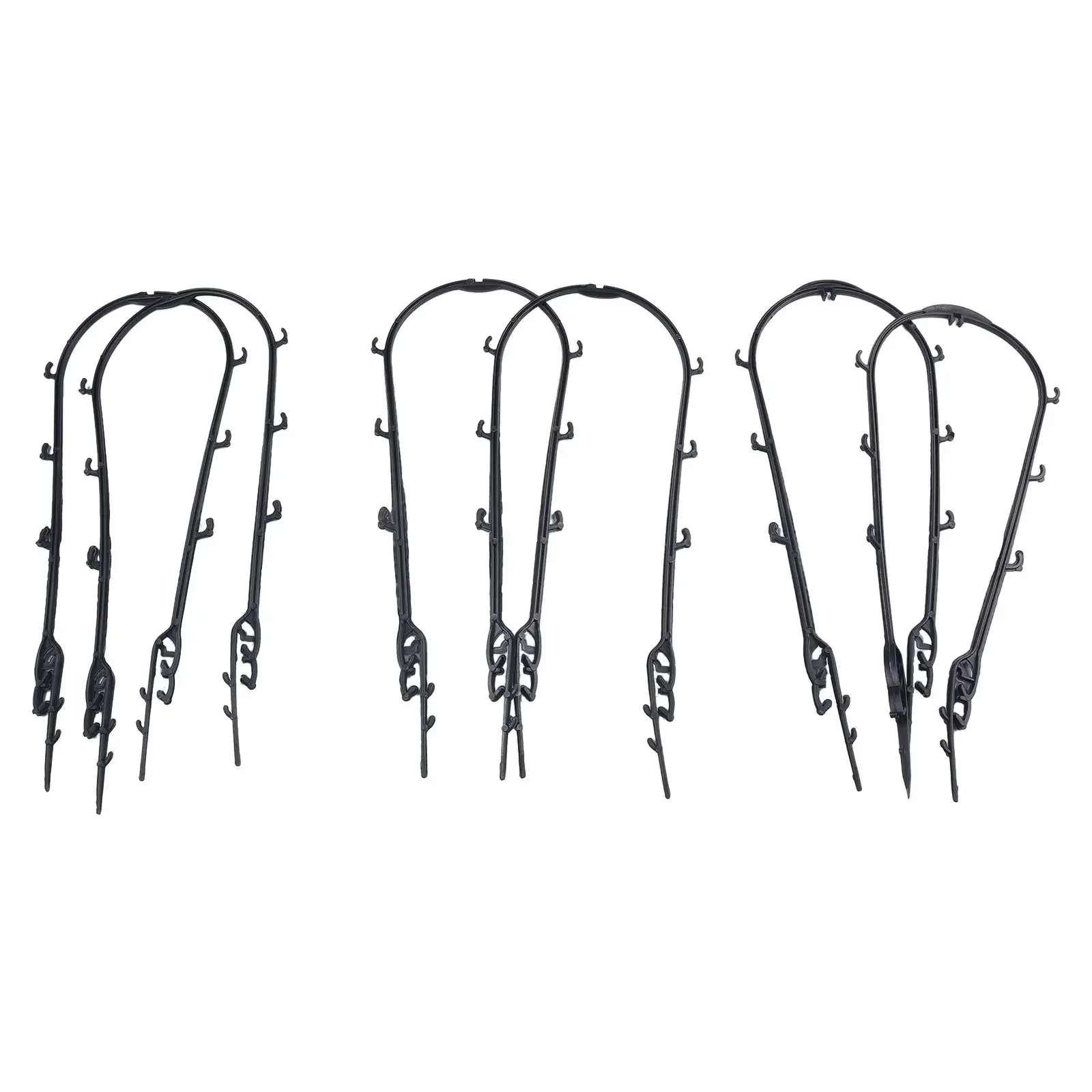 6 шт. рамы для подъема растений гибкие решетки черного сада