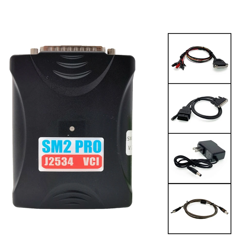 Программатор ECU SM2 PRO J2534 VCI PCM скамейка для чтения и записи EEPROM адаптер 67 в 1