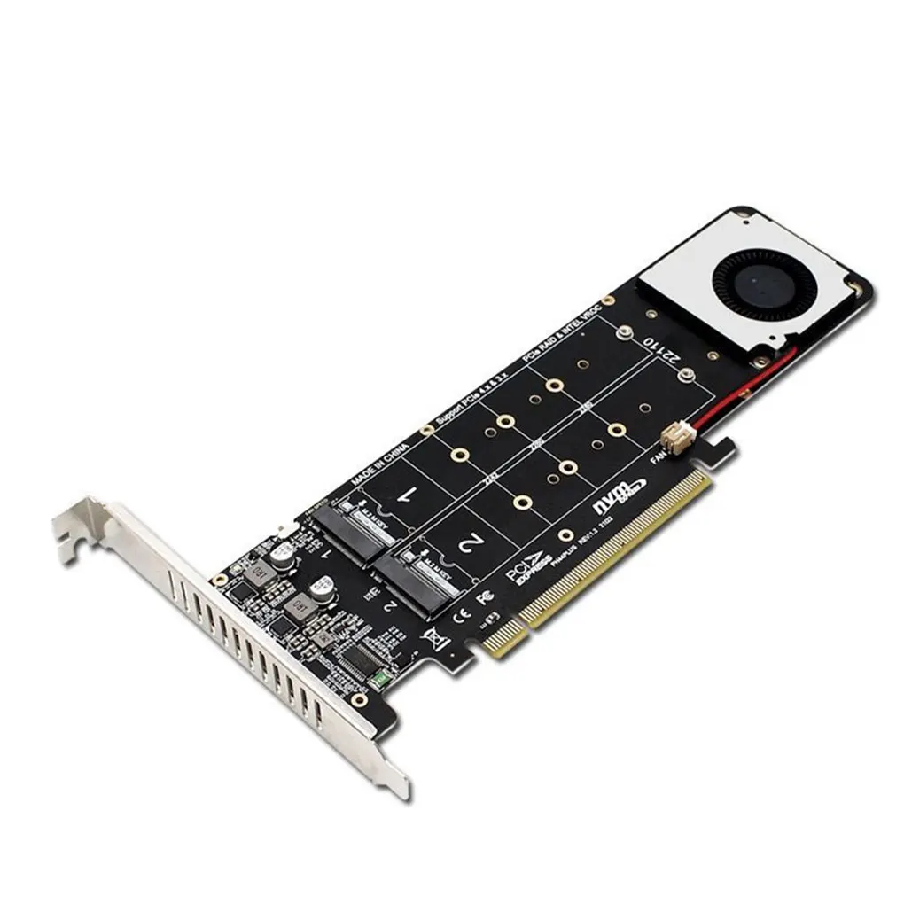 

PCI-E X16 Expansion Card Professional Connecting Component High Speed Computers Converter NVMe M.2 Adapter Computer Fitting