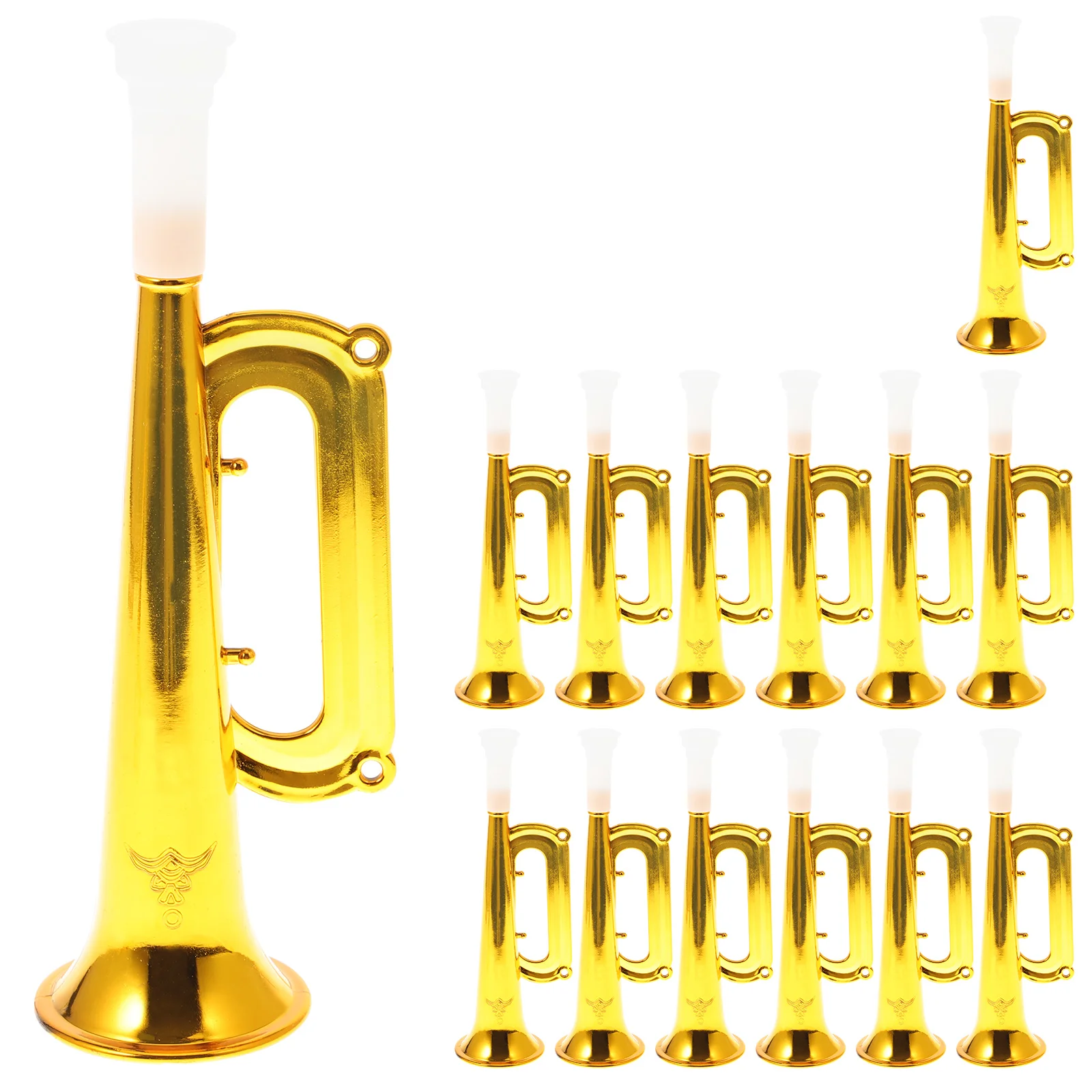 

14 Pcs Plastic Horn Trumpet Cheering Props Kids Musical Instruments Toddler Toys