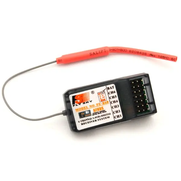 Мини-приемник FLYSKY FS-R6B 2 4G 6CH AFHDS для I6 GT2E GT3C TH9X радиопередатчик радиоуправляемого