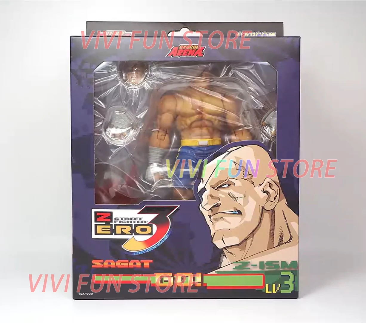 Фото В наличии: Фигурка Storm Arena DAN Sagat, 6 дюймов, масштаб 1/12, коллекционная модель, игрушка Storm Toys ST, малый размер, SF Alpha 3 ZERO Tiger №4