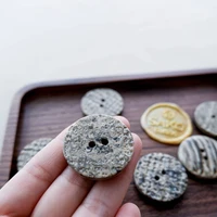 1020pcs 2 holes uneven surface resin button for windbreaker knit winter coat blouses diy sewing machines accessories
