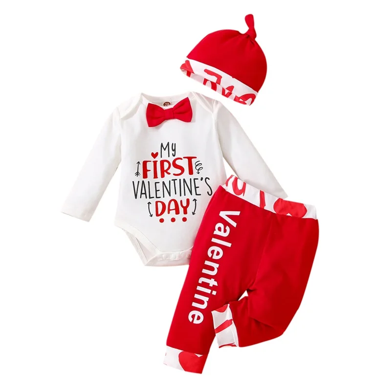

Комбинезон для новорожденных, с надписью на День святого Валентина