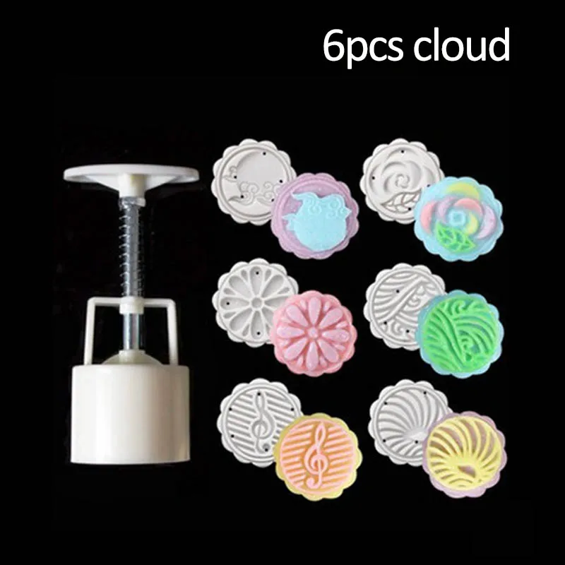 1 Набор ручное давление снежная луна форма для торта пищевой резак печенья