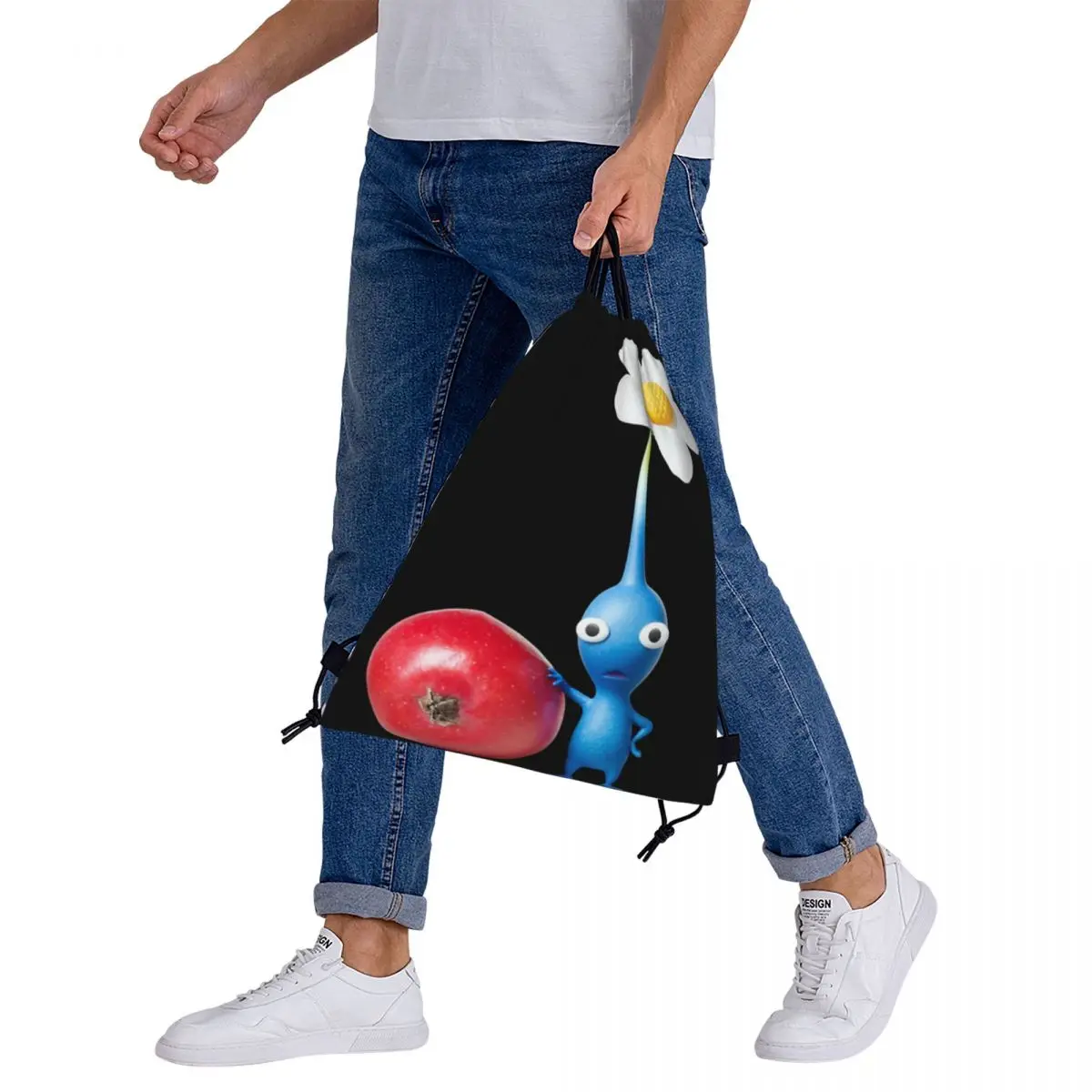 Многофункциональные портативные рюкзаки Pikmin на шнурке спортивная сумка с