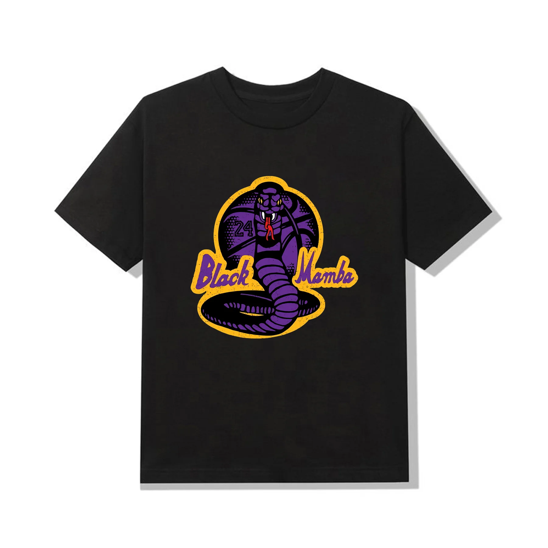 

Amazing Hot Selling Tees Male T Shirt Casual Unique Oversized Lakers 24 Mamba-Snake T-shirt Men T-shirts Graphic Short Sleeve