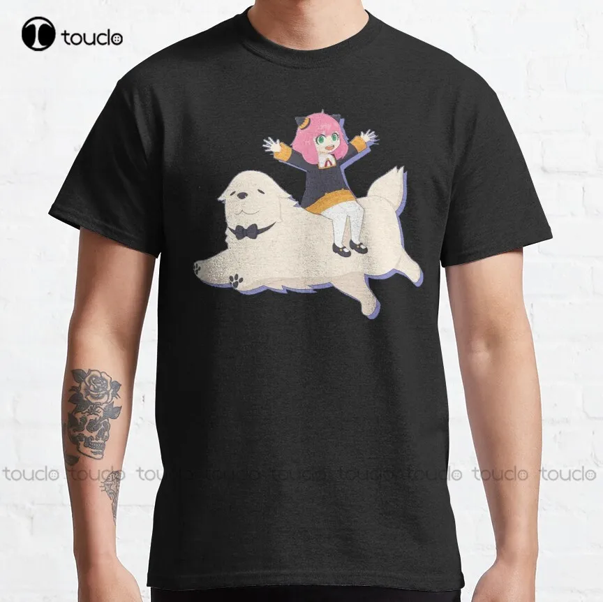 

Классическая мужская футболка Подростковая с принтом шпиона X Family Anya Bond