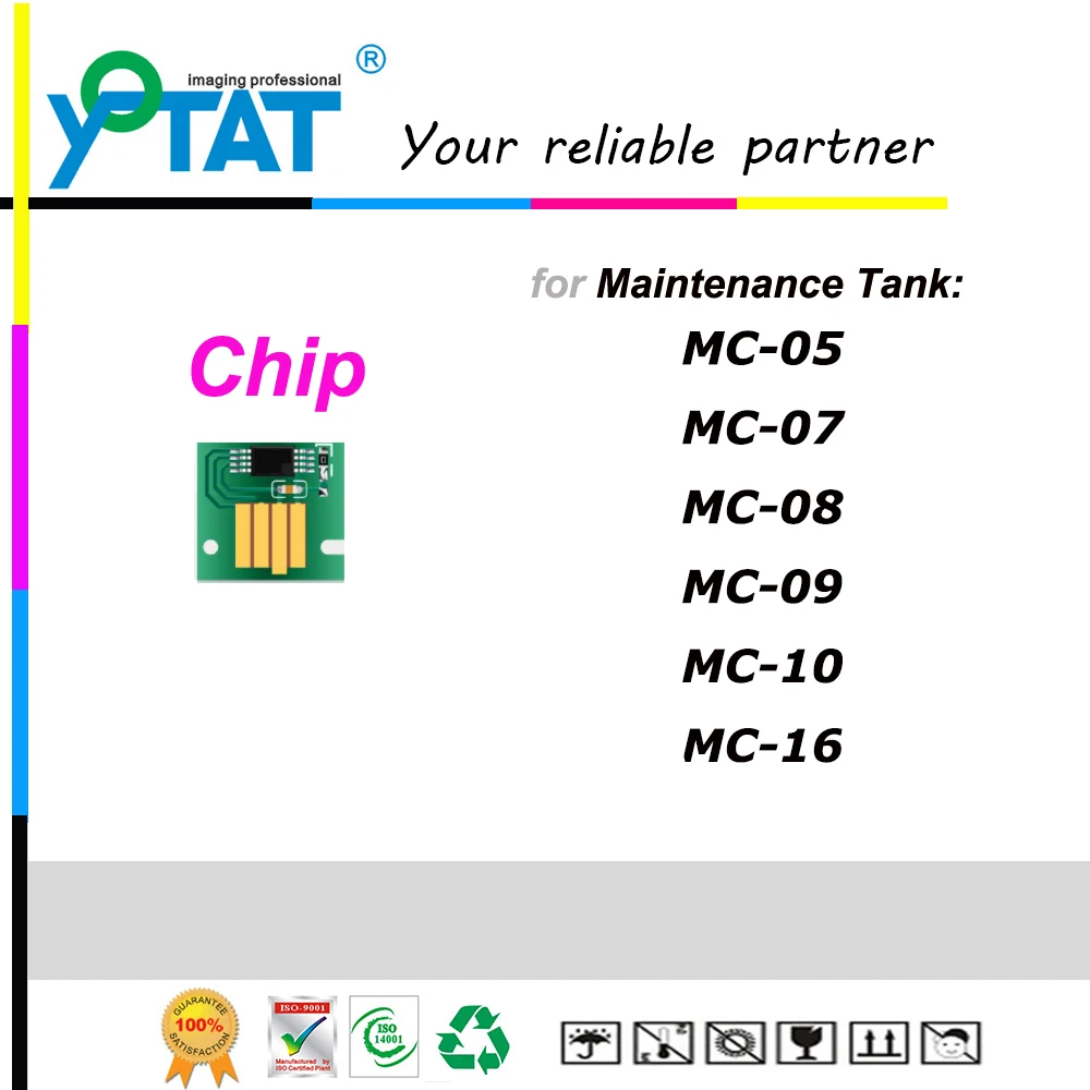 

MC-05 MC-07 MC-08 MC-09 MC-10 MC-16 Maintenance Tank Chips For Canon iPF Series Printers