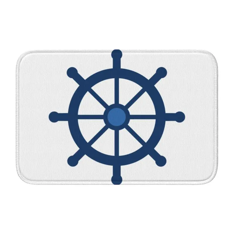 Коврик для входной двери с морским якорем на колесах лодки нескользящий