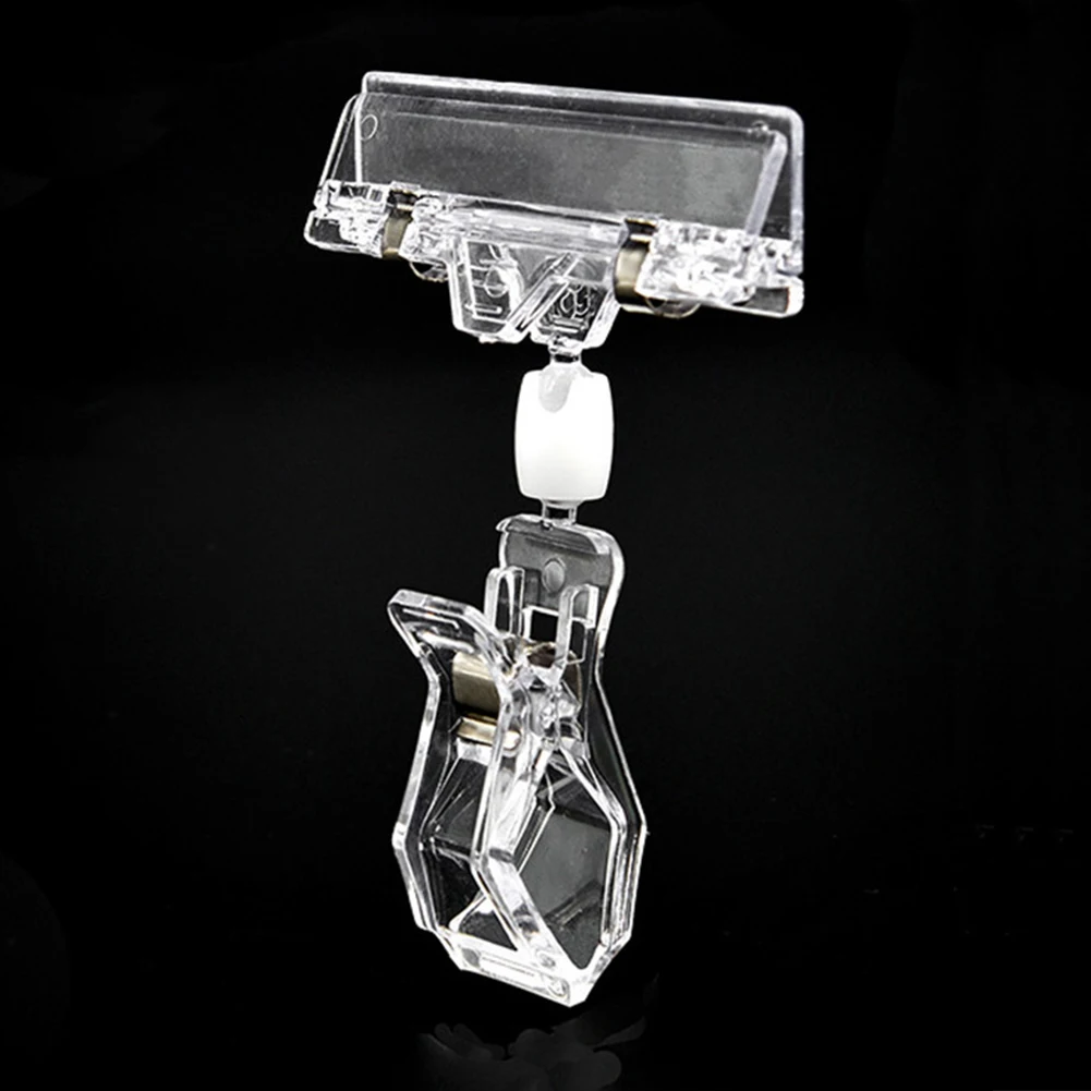 5 шт. вращающийся портативный держатель для знака рекламная этикетка прозрачная