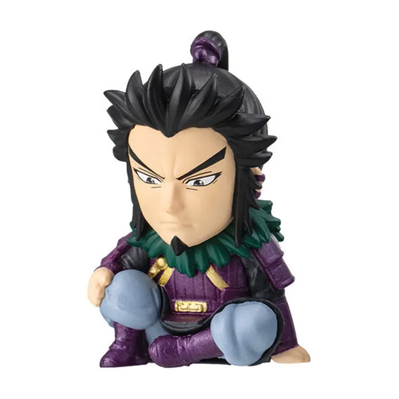 Фото Коллекционная мини-фигурка Bandai Kingdom The Animation Machiboke 3 Gashapon: Канки, Ван Цзян, Ян Дуань, Хэ Байцзю — аниме-декор для стола №3