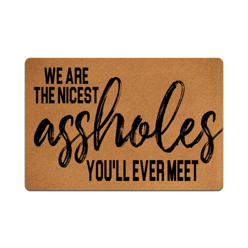 Нескользящий Придверный коврик Fanart, ковер для гостиной, спальни, декоративный для улицы и помещений, мы самые хорошие муданы, с которыми вы когда-либо встретите