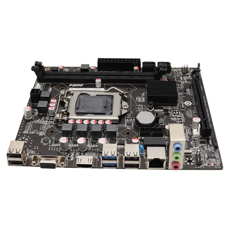 Материнская плата LGA 1151 H110 DDR4 32 ГБ двухканальная материнская с поддержкой Core i3 i5 i7