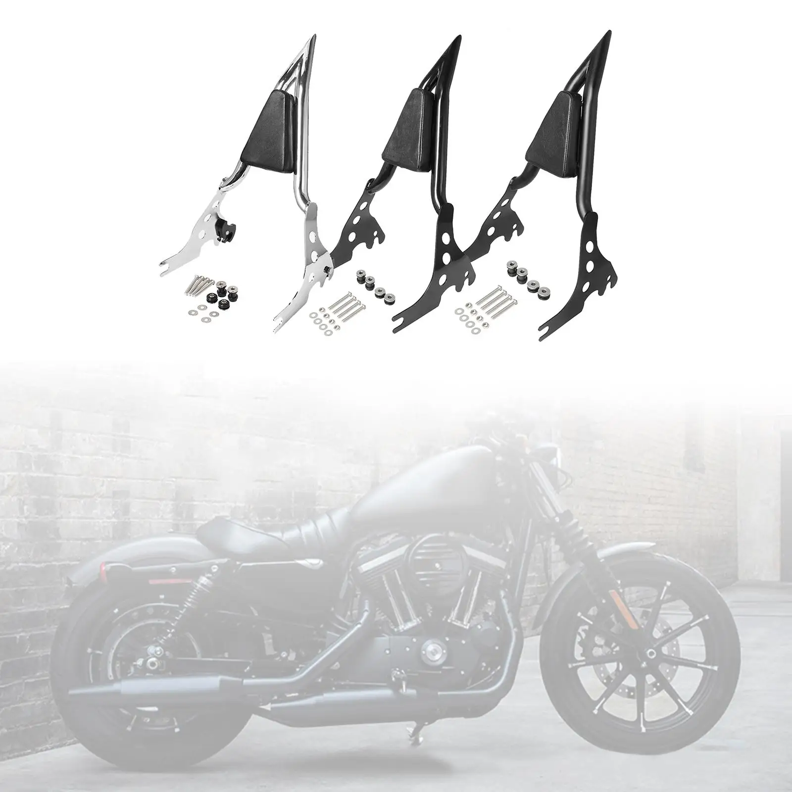 Съемная задняя Вертикальная подушка для спинки пассажира оборудование Davidson XL883C