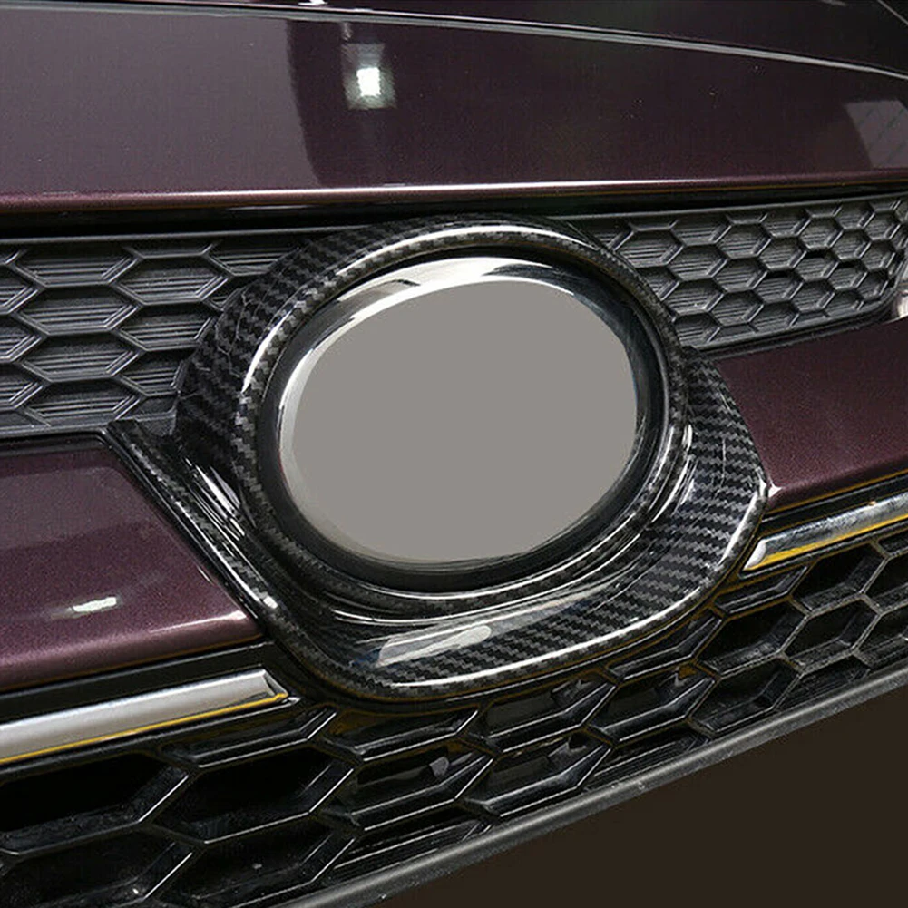 

Grille Emblem Frame Cover Trim For Toyota Corolla 2019-2021 L/LE/XLE Model Carbon Fiber Front Grille Emblem Frame Cover Trim