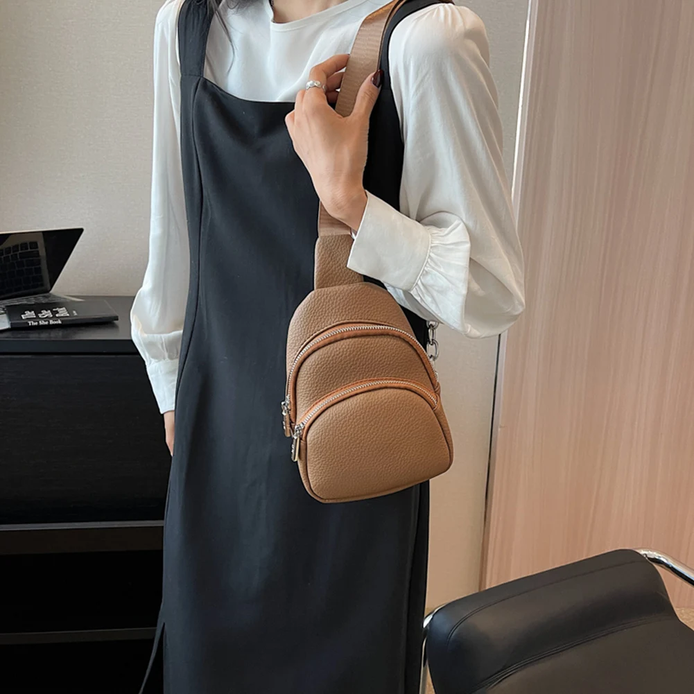 

Рюкзак женский модный однотонный, мягкая сумка-слинг для путешествий, спорта, кемпинга