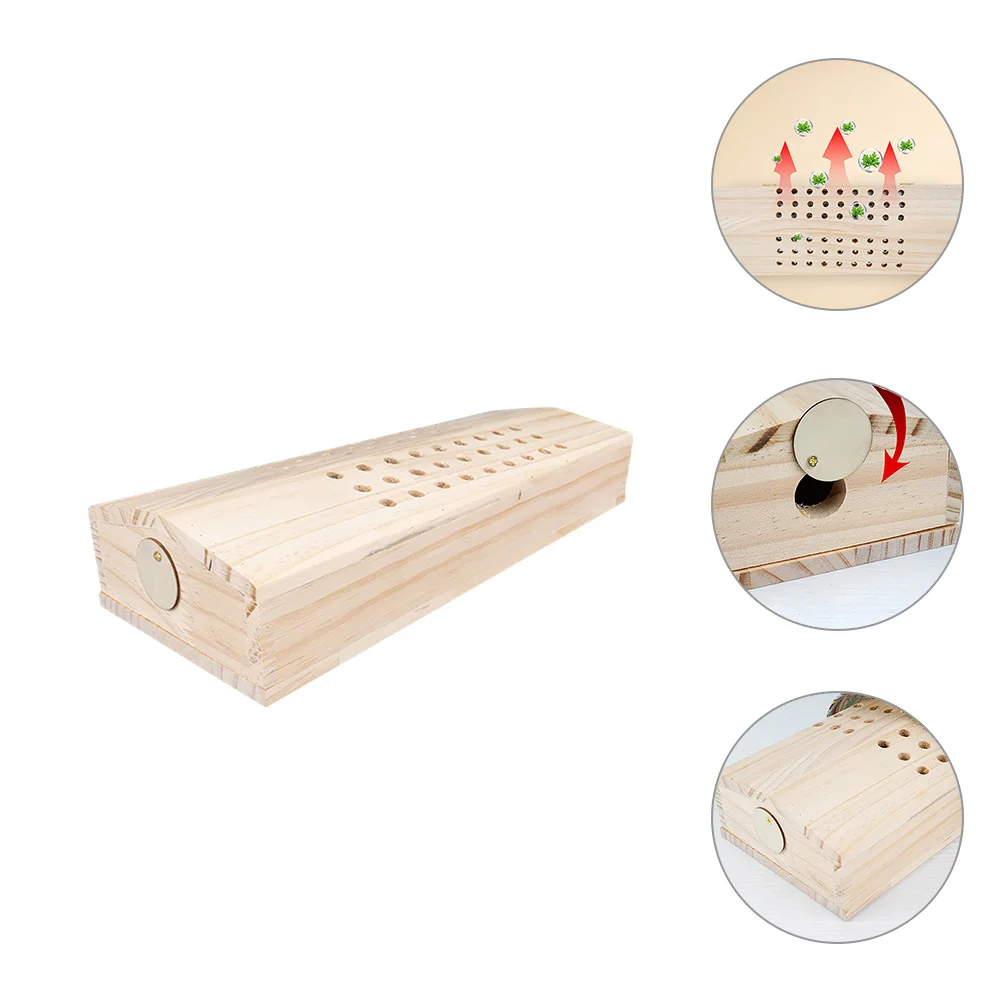 

Bed Pillows Moxibustion Wooden Cervical Neck Pain Relief Reusable Lumbar Convenient Smooth